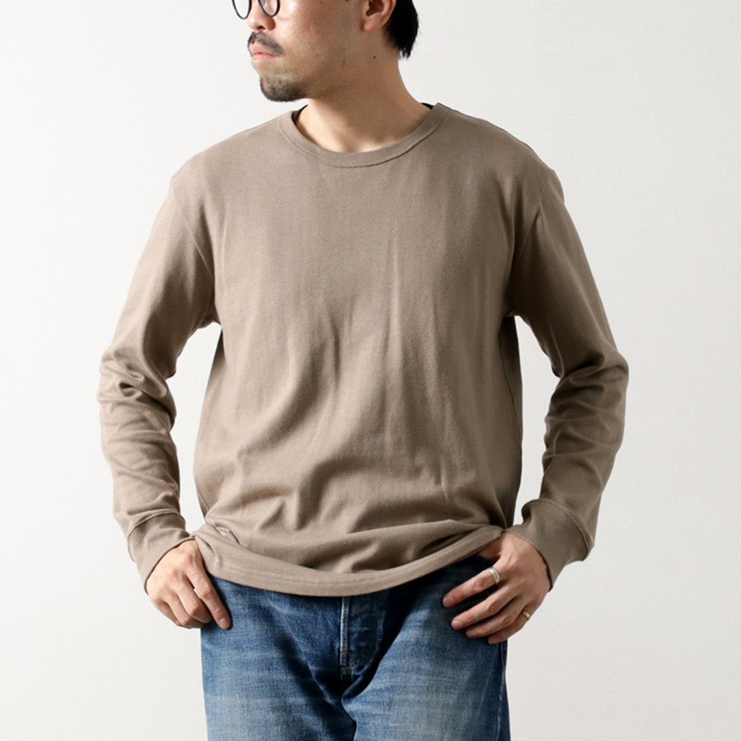 GOHEMP（ゴーヘンプ） サンブレンドウォーマー ベーシック ロングスリーブTシャツ / ヘンプ トップス 長袖 無地 メンズ SUN BLEND  WARMER BASIC L/SL TEE｜ROCOCO ONLINE STORE