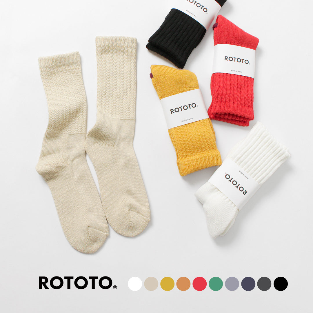 ROTOTO（ロトト） ルーズパイル クルーソックス / ハイソックス 靴下