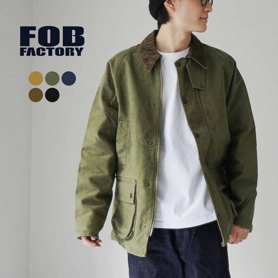 FOB FACTORY（FOBファクトリー） F2361 モールスキン ライディング ジャケット / メンズ アウター 羽織 厚手 日本製  ｜ROCOCO ONLINE STORE