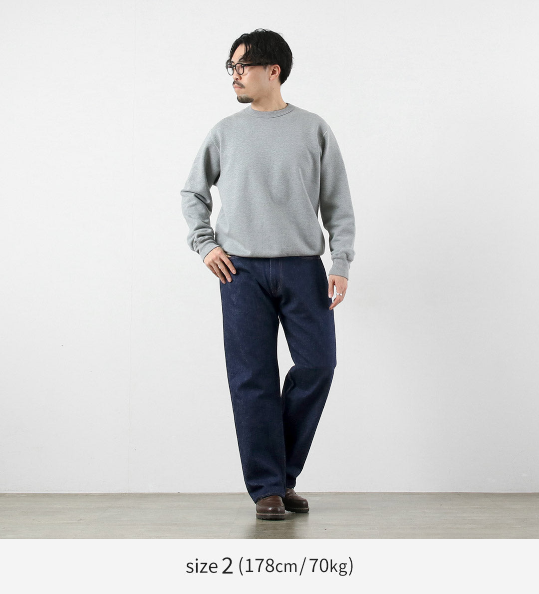 FOB FACTORY（FOBファクトリー） F1147 ワイドデニム5Pパンツ 日本製
