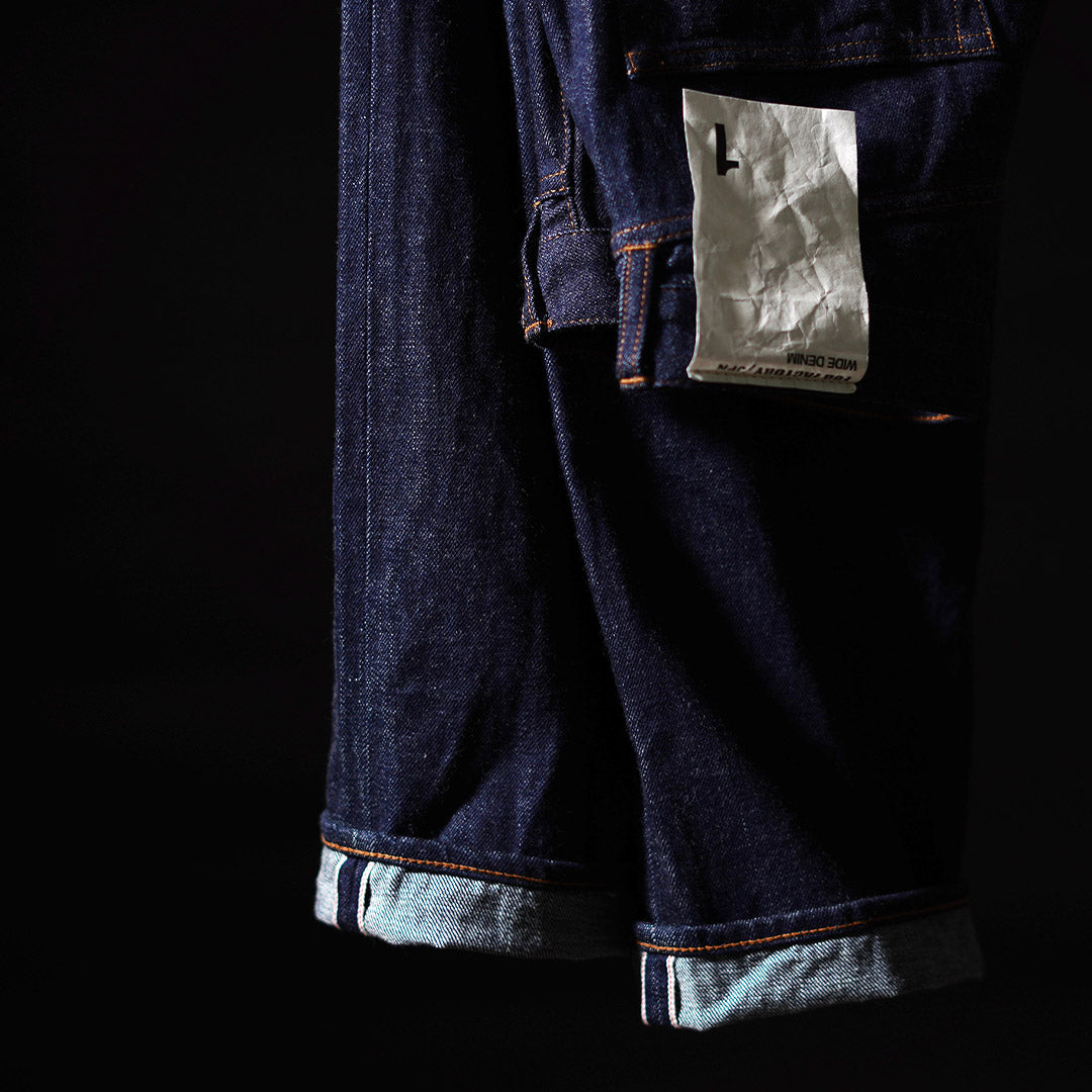 FOB FACTORY（FOBファクトリー） F1147 ワイドデニム5Pパンツ 日本製