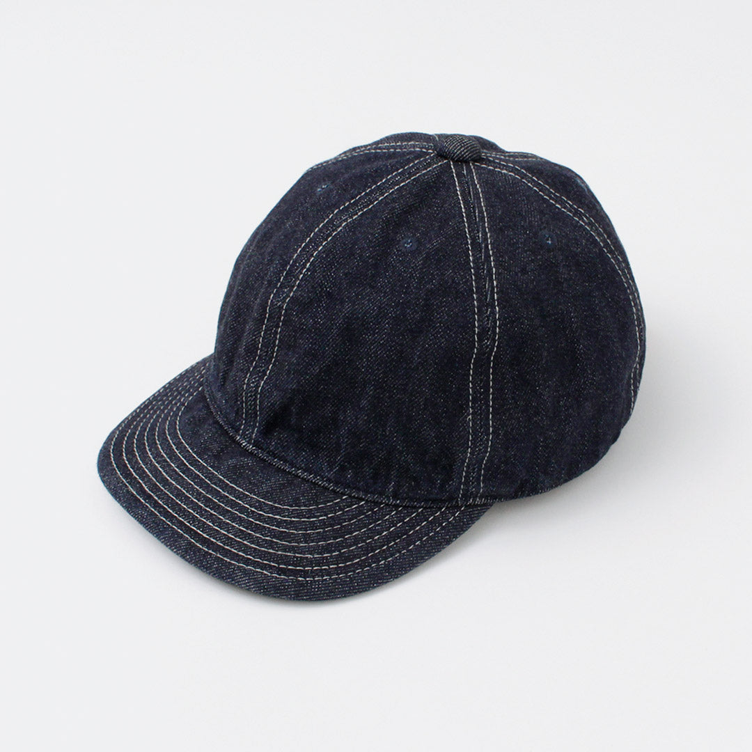 HIGHER（ハイアー） セルヴィッチ デニムキャップ ワンウォッシュ / メンズ レディース 帽子 日本製 HT18006 SELVEDGE  DENIM CAP