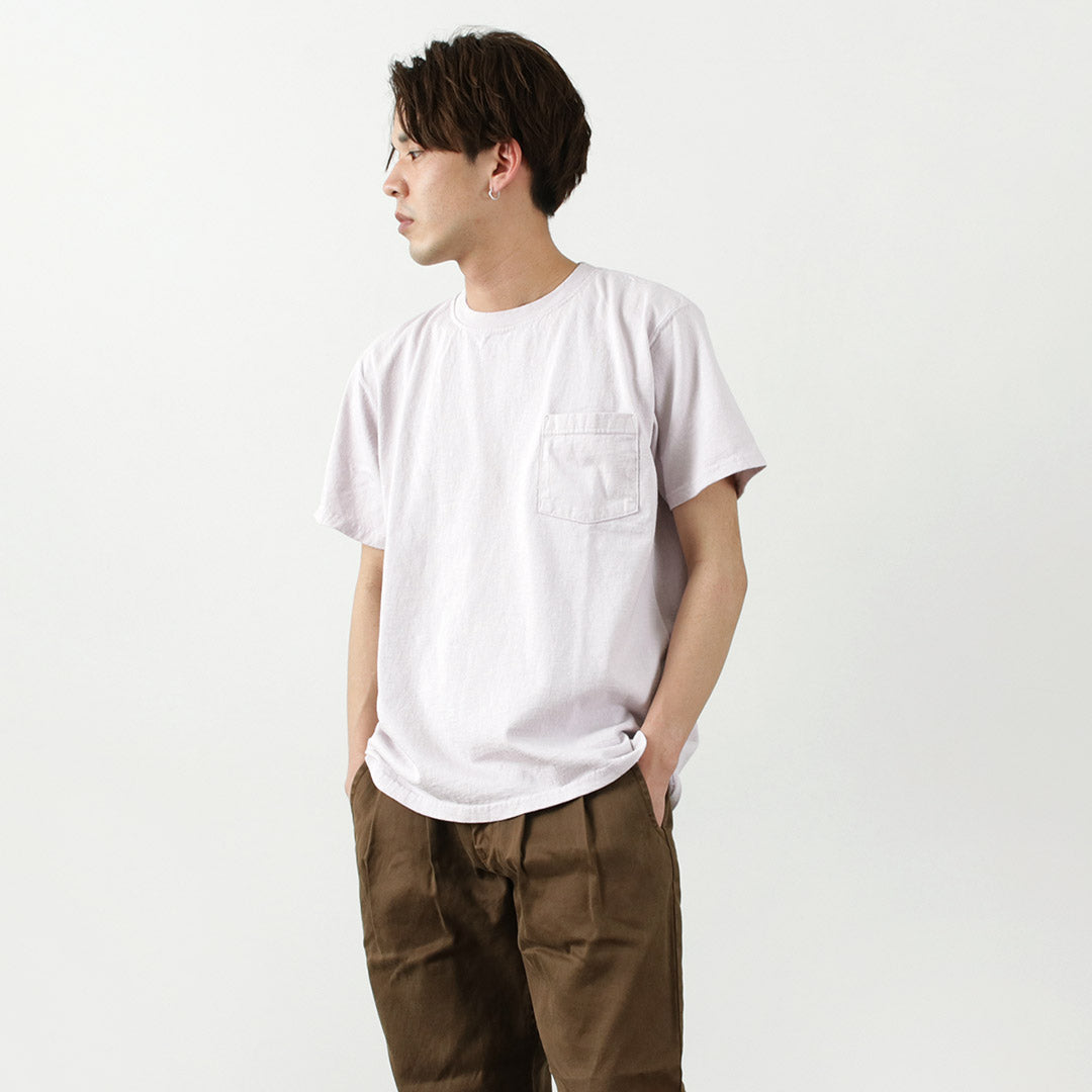 【30％OFF】GOODWEAR（グッドウェア）カラー別注 ポケット Tシャツ 半袖