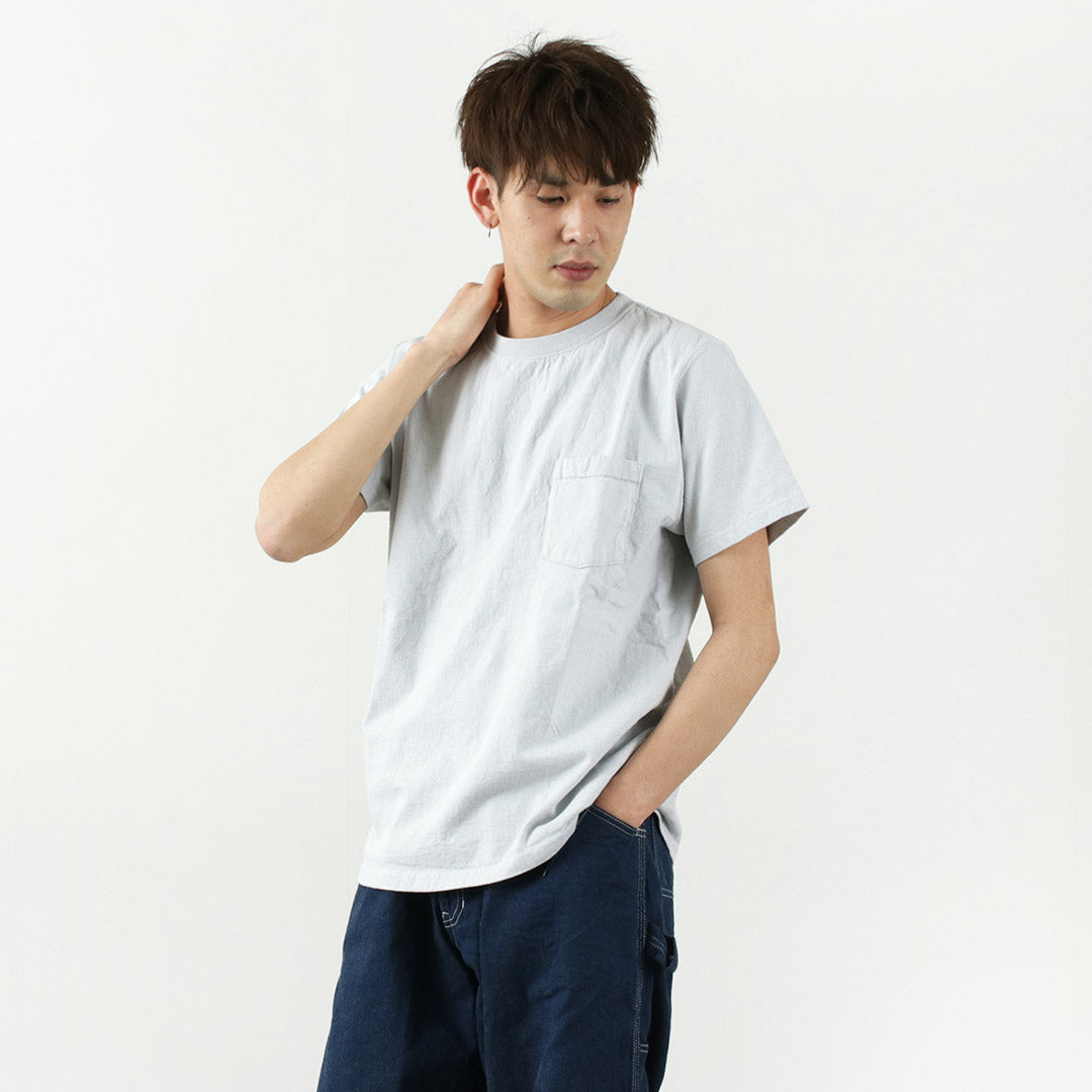 【30％OFF】GOODWEAR（グッドウェア）カラー別注 ポケット Tシャツ 半袖