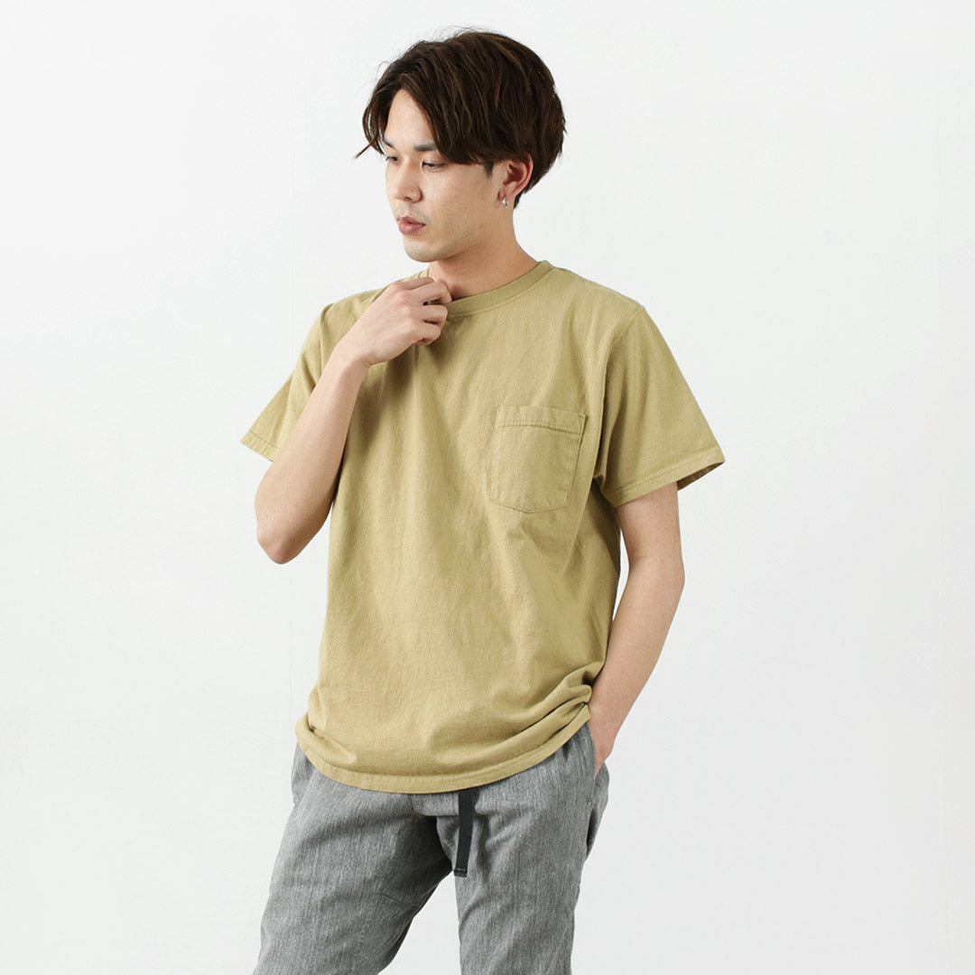 【30％OFF】GOODWEAR（グッドウェア）カラー別注 ポケット Tシャツ 半袖