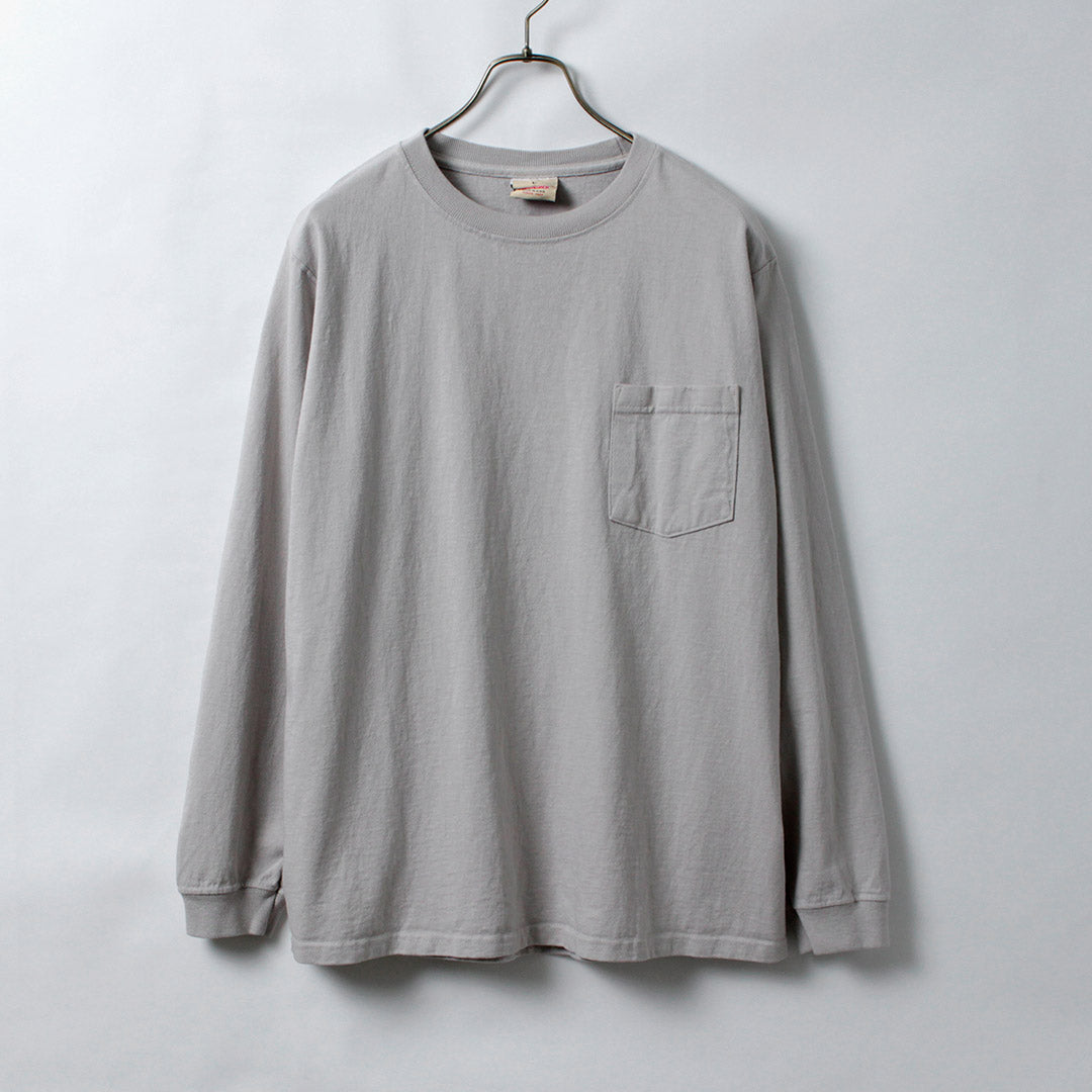 GOODWEAR（グッドウェア） クルーネック ポケット Tシャツ 長袖