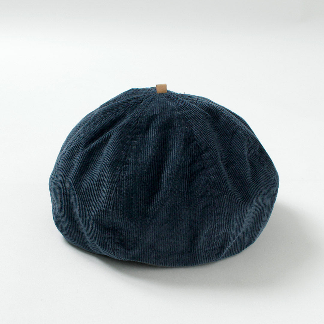 HIGHER（ハイアー） コーデュロイベレー / 帽子 メンズ HT17039 日本製