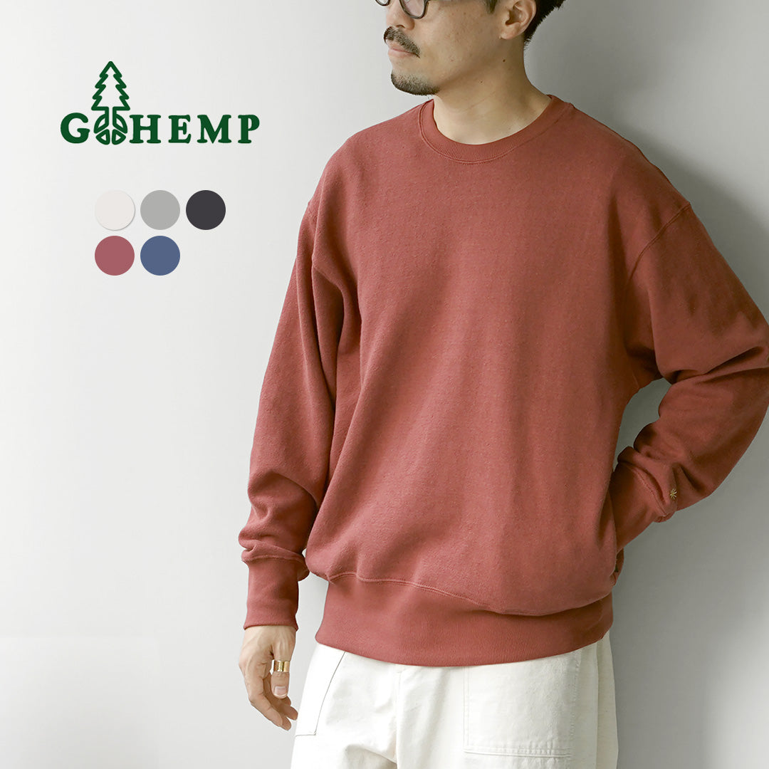 GOHEMP（ゴーヘンプ） ヘンプ クルー スウェット / トレーナー メンズ