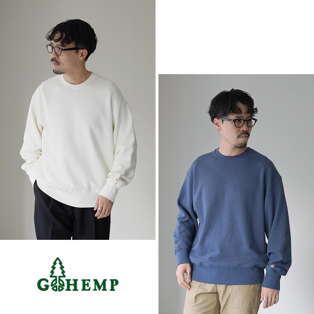 GOHEMP（ゴーヘンプ） ヘンプ クルー スウェット / トレーナー メンズ