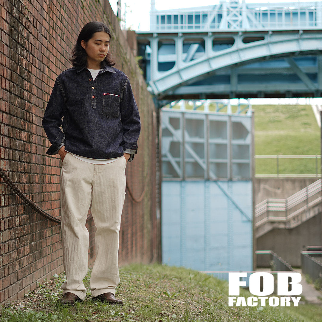 FOB FACTORY（FOBファクトリー） F2384 G3 デニム プルオーバー ジャケット