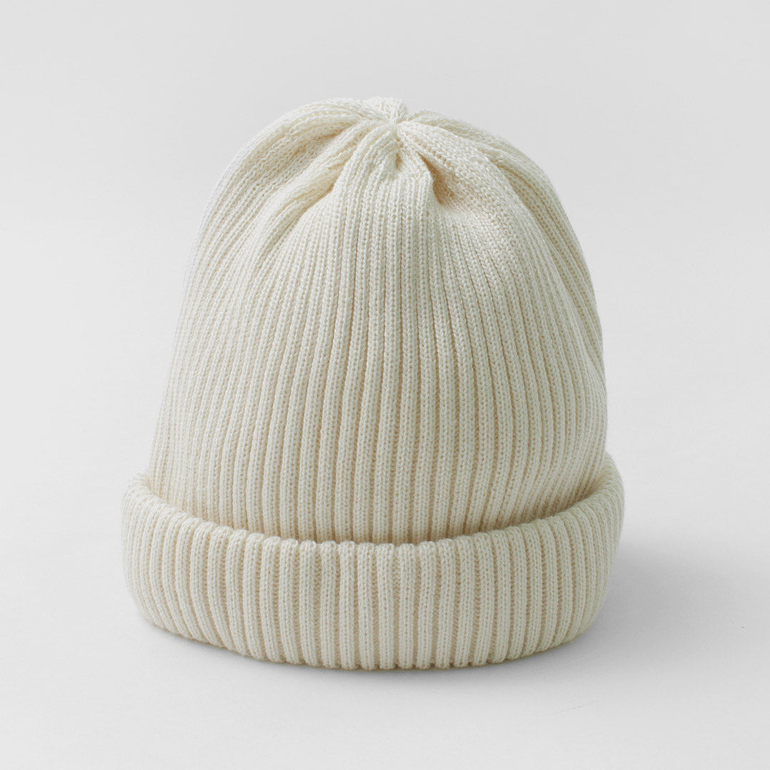 ROTOTO（ロトト） コットン ロールアップビーニー / メンズ レディース