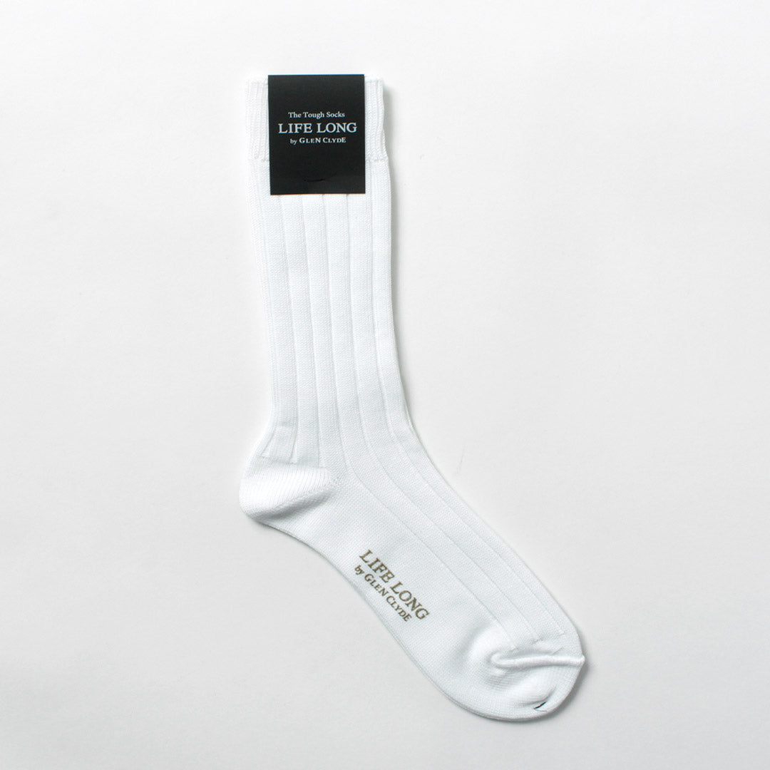 LIFE LONG BY GLEN CLYDE（ライフ ロング バイ グレン クライド） TS-1 コットン×コーデュラ リブソックス