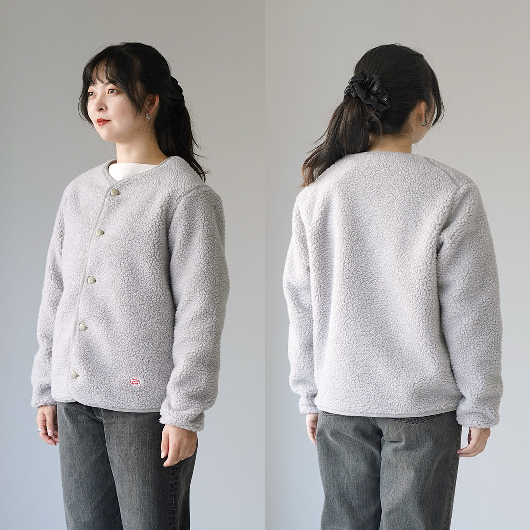 SNIDEL マルチファブリックボアカラーブルゾン GRY SNIDEL（スナイデル）の「ボアカラーブルゾン（その他アウター）」 - WEAR