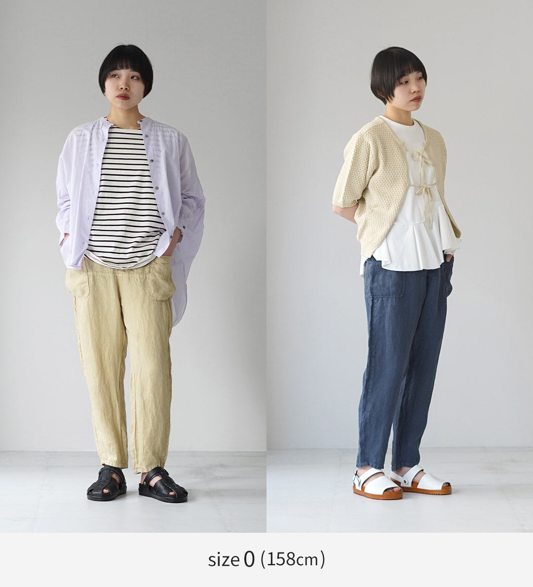 TUMUGU（ツムグ） ソリトリネン（1） イージーパンツ 日本製