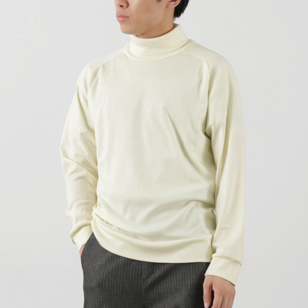 SEA japan rie タートルネック　オートミール　美品 セール】 Brisbaneタートルネックニットプルオーバー≪手洗い可能