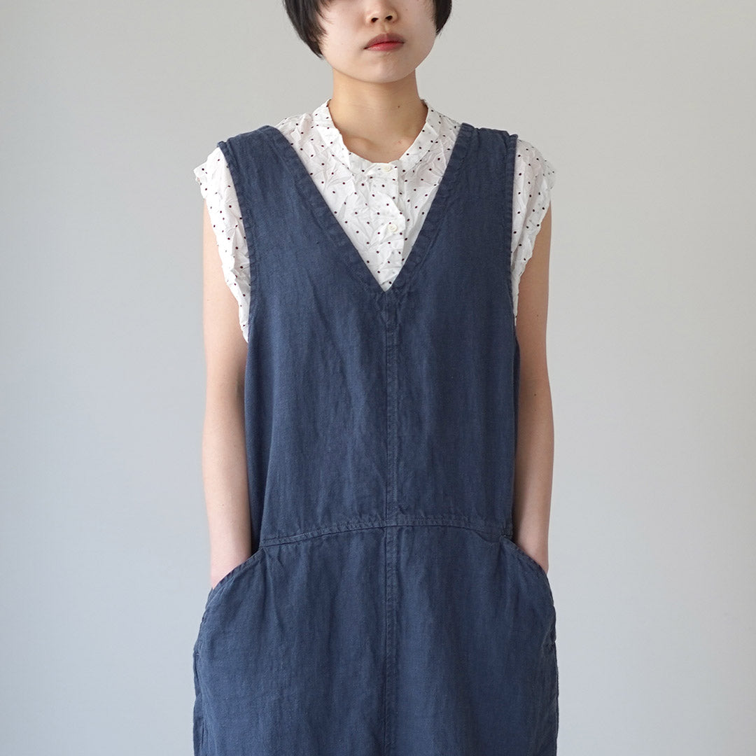 tumugu (ツムグ)ソリトリネンサロペット tumugu:（ツムグ） | ソリトリネン① サロペット | hapuna&Co.（ハプナ