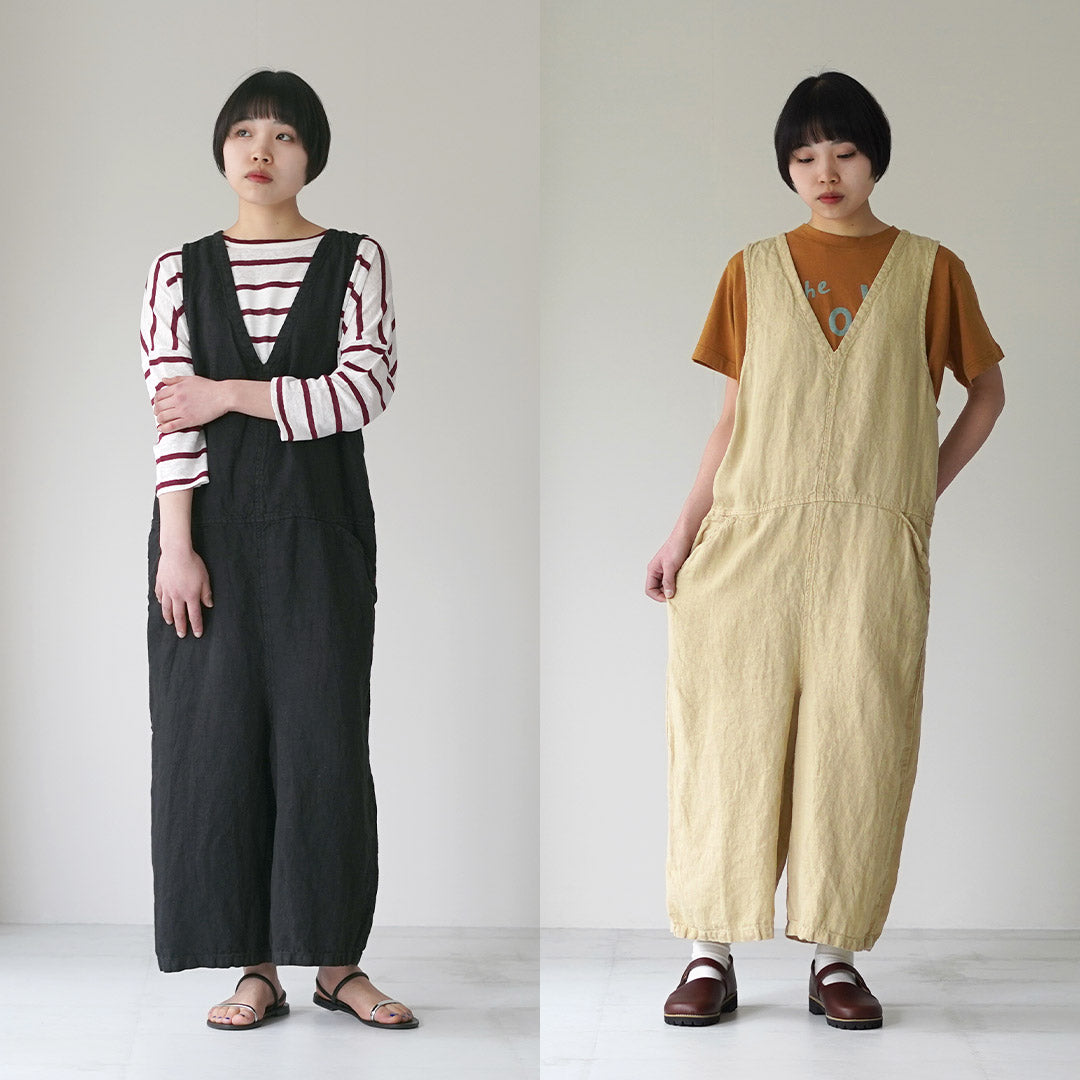 TUMUGU（ツムグ） ソリトリネン サロペット 日本製 / レディース