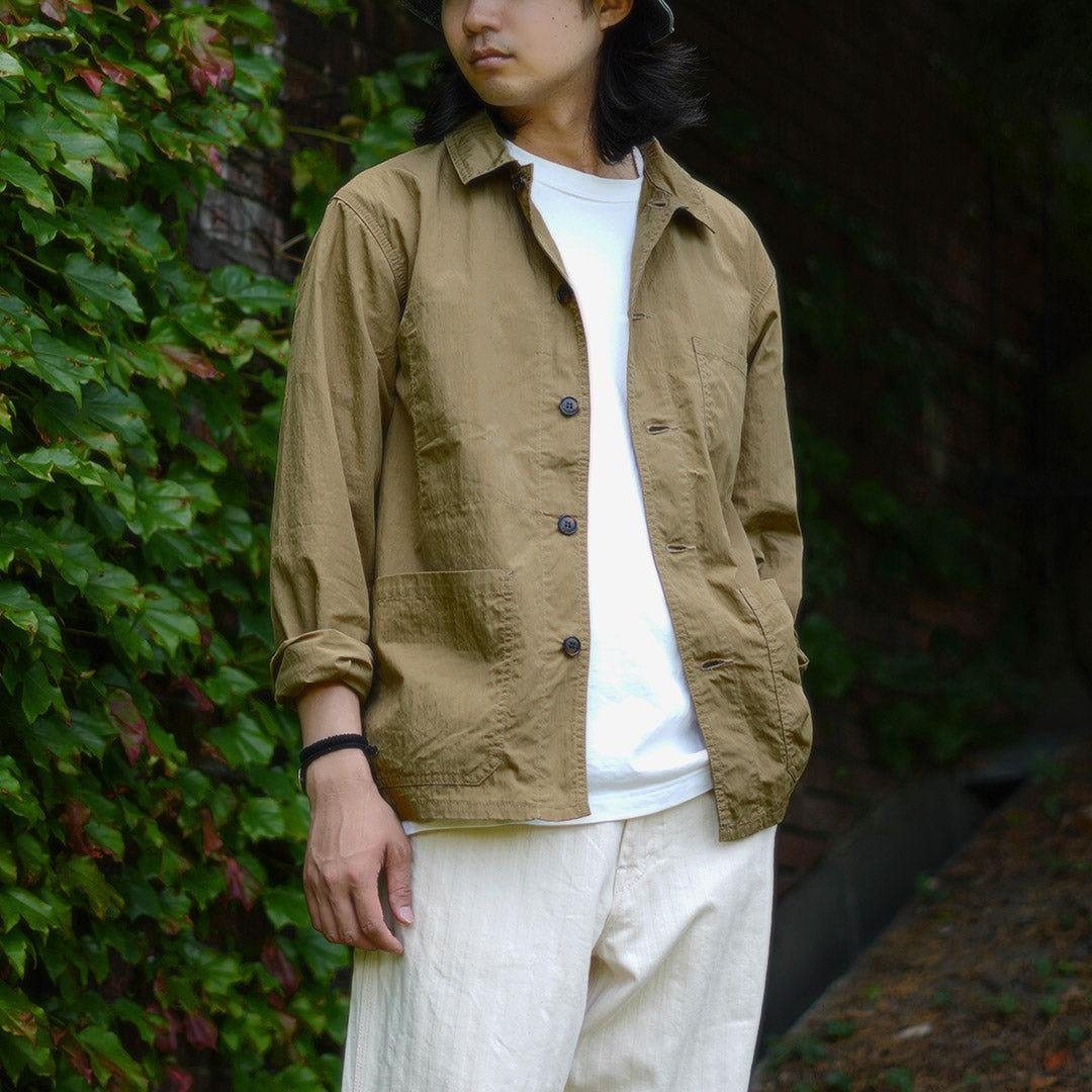 FOB FACTORY（FOBファクトリー） F2394 フレンチ シャツジャケット / 長袖 / メンズ / 日本製 / FRENCH SHIRT JACKETSHIRT COAT