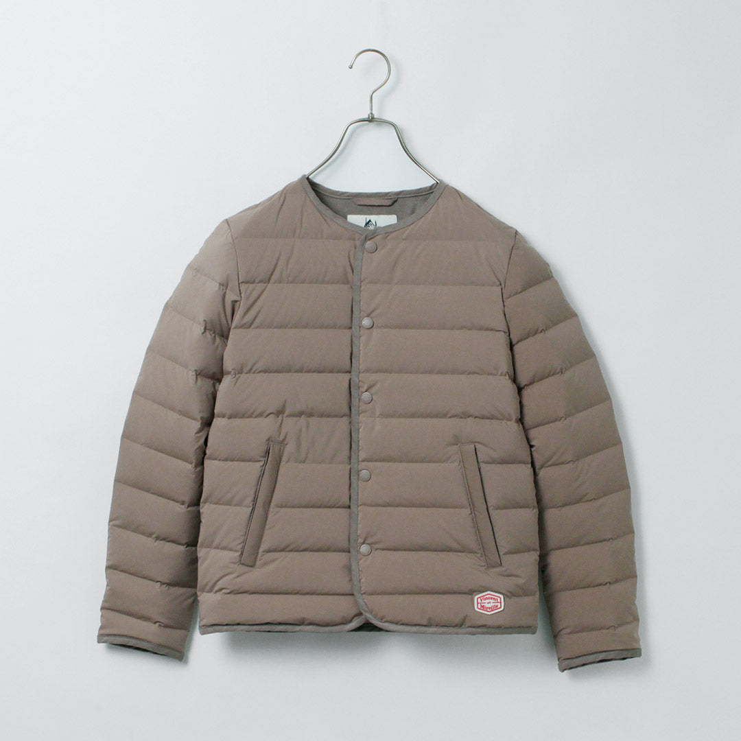 美品 ヴァンソンエミレイユ 洗える ステッチレスダウンカーディガン 近年モデル VINCENT ET MIREILLE（ヴァンソン エ ミレイユ） ステッチレス ダウン