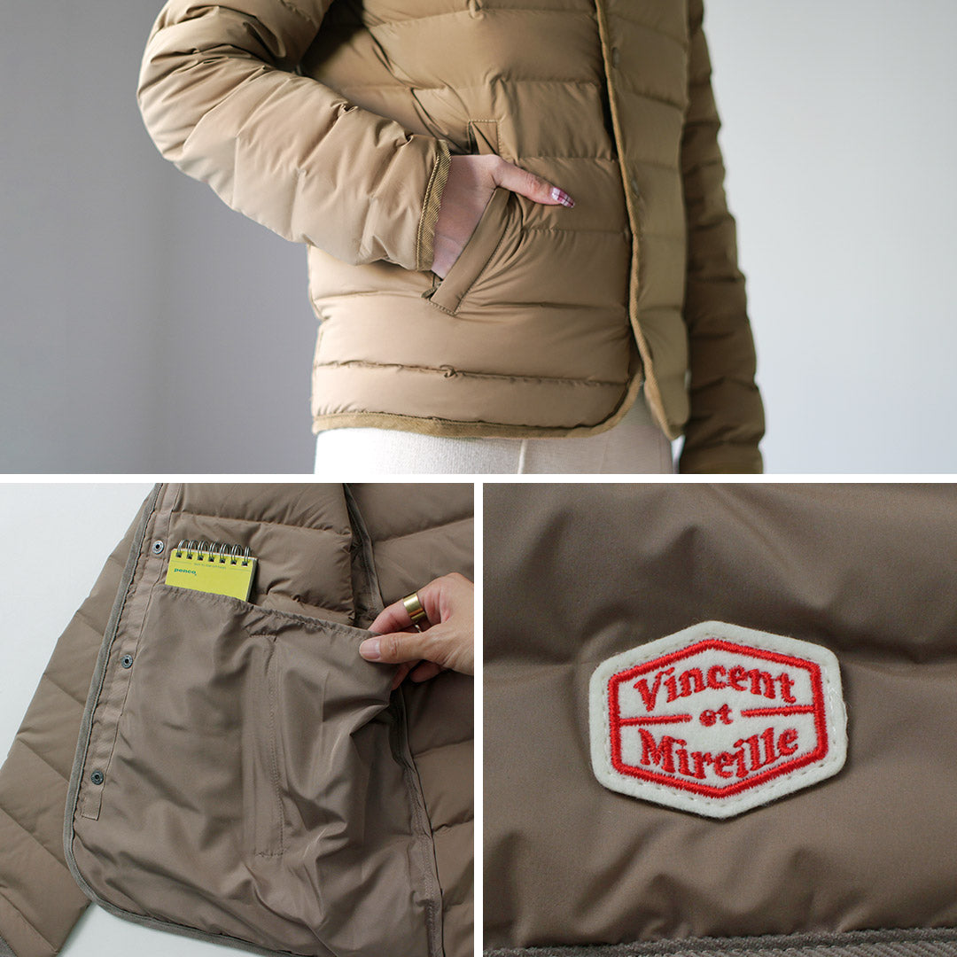 VINCENT ET MIREILLE（ヴァンソン エ ミレイユ） ステッチレス ダウン