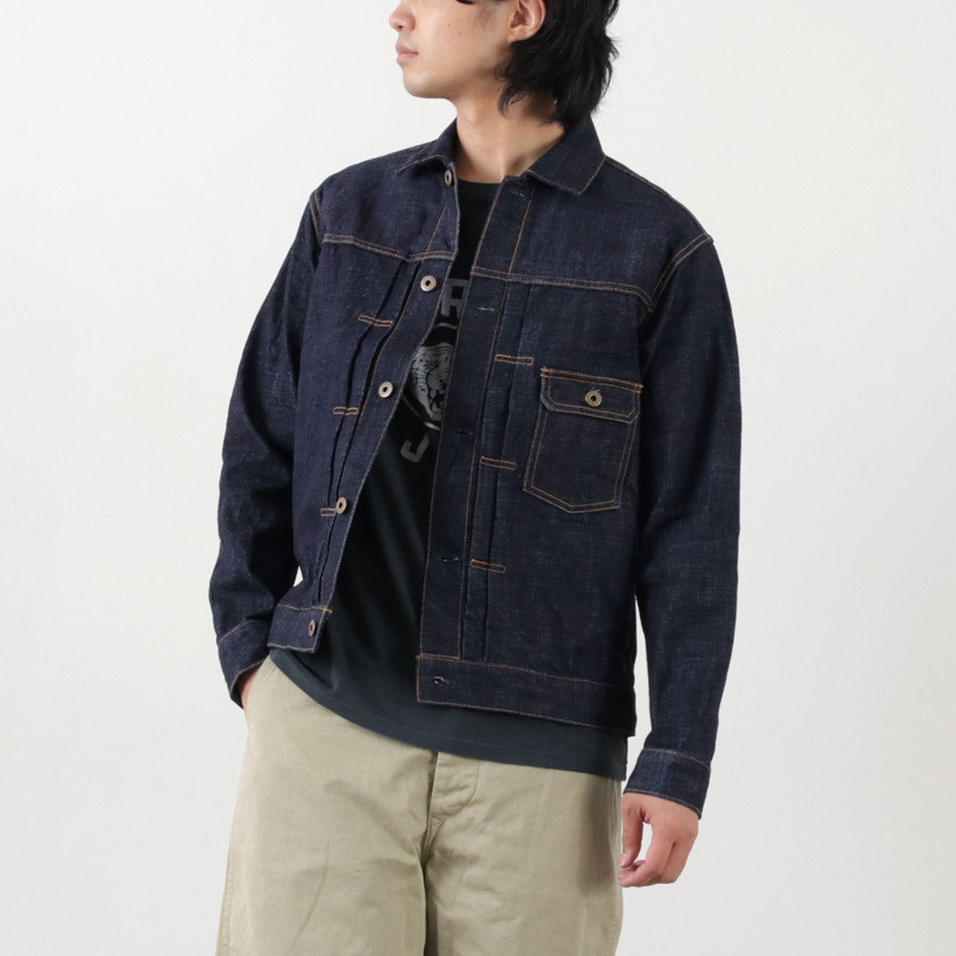 JAPAN BLUE JEANS（ジャパンブルージーンズ） 別注 モンスターデニム 1st ジャケット セルヴィッチ 16oz｜ROCOCO  ONLINE STORE