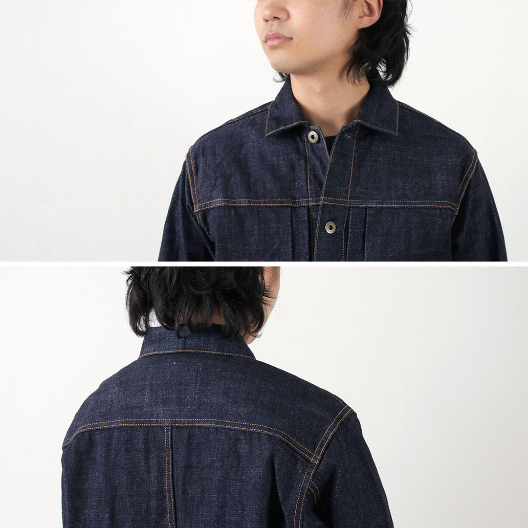 JAPAN BLUE JEANS（ジャパンブルージーンズ） 別注 モンスターデニム 1st ジャケット セルヴィッチ 16oz