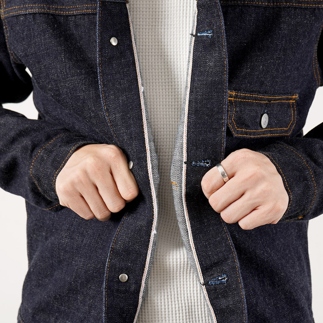 Blue refabric（ブルーリファブリック） モンスター デニムジャケット 1st型 17oz セルヴィッチ 日本製