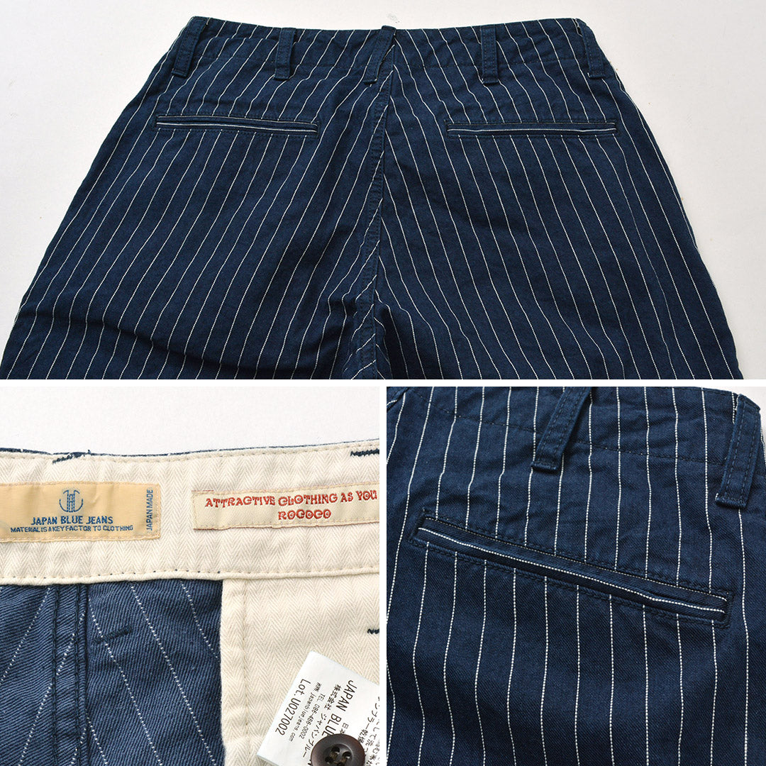 JAPAN BLUE JEANS（ジャパンブルージーンズ） RJB1620 別注 ワイドテーパード チノストライプ