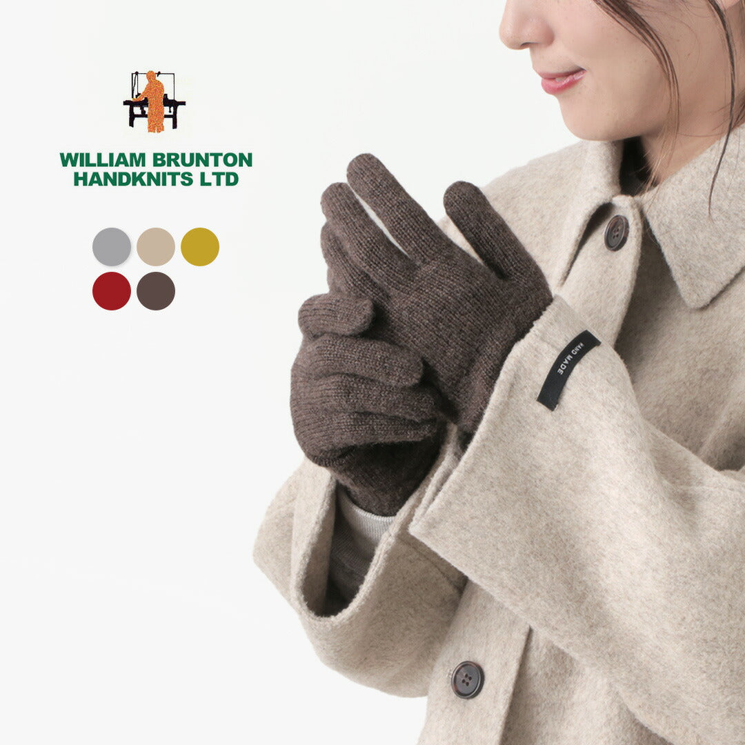 WILLIAM BRUNTON（ウィリアムブラントン） レディース グローブ / 手袋 カシミヤ 暖かい Ladies Gloves
