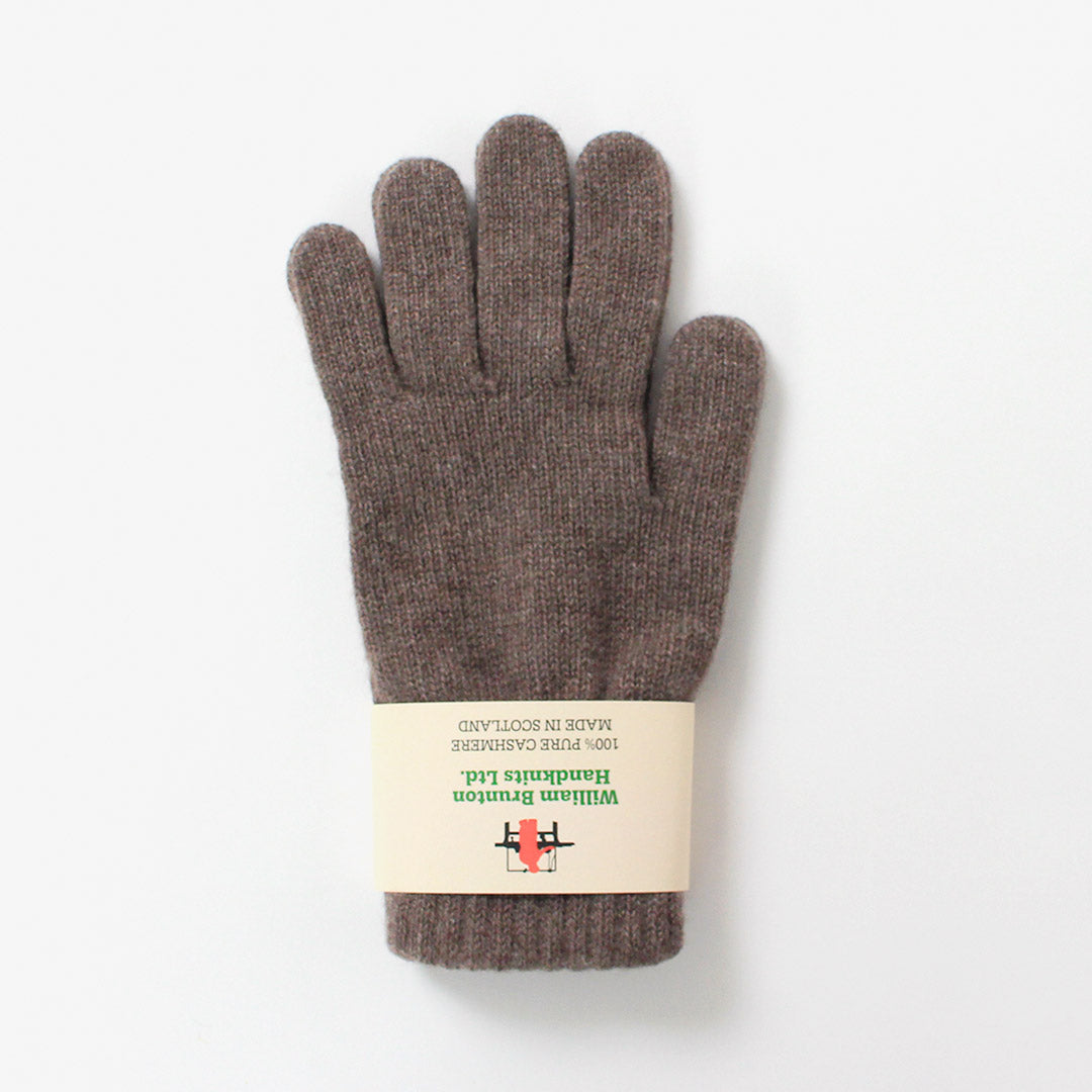 WILLIAM BRUNTON（ウィリアムブラントン） カシミア プレーン グローブ