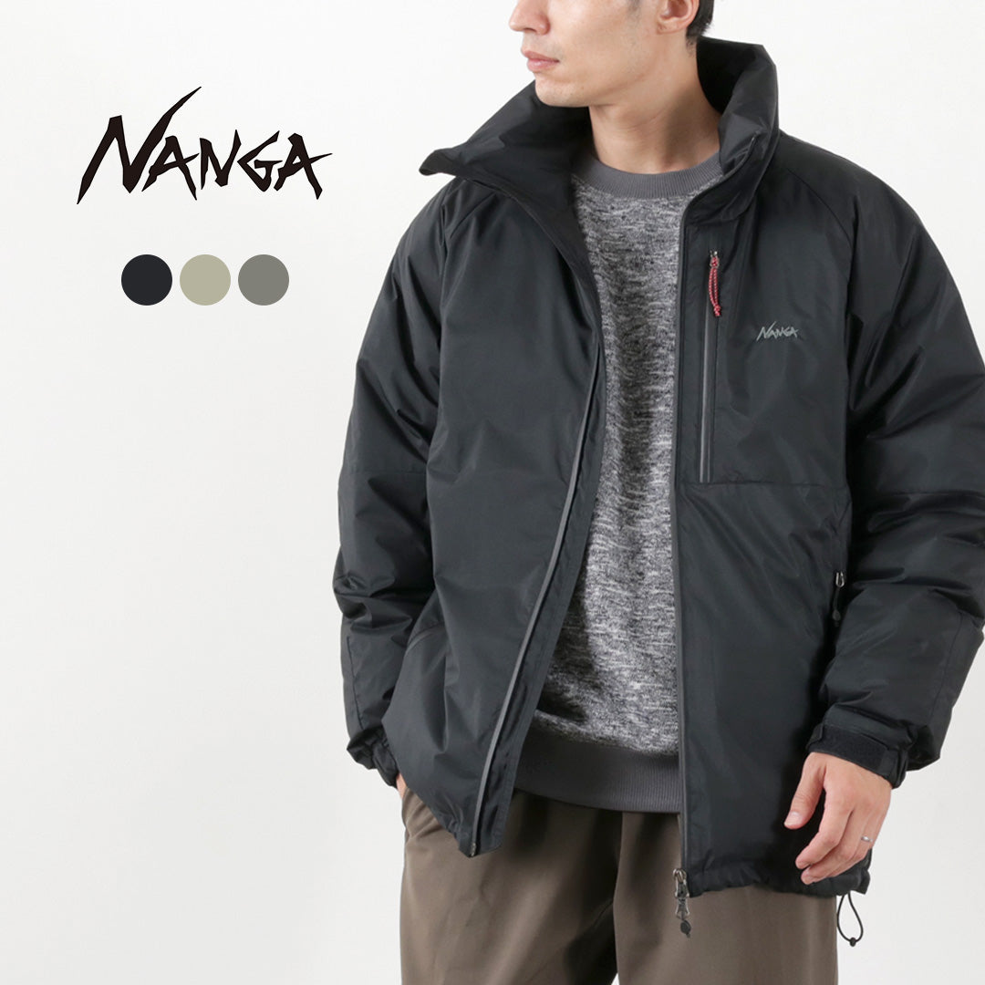NANGA オーロラ スタンドカラー ダウンジャケット BLACK XL