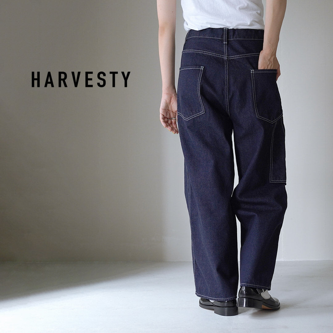 HARVESTY（ハーベスティ） ビッグ ペインターパンツ ワンウォッシュ 11ozオールドデニム