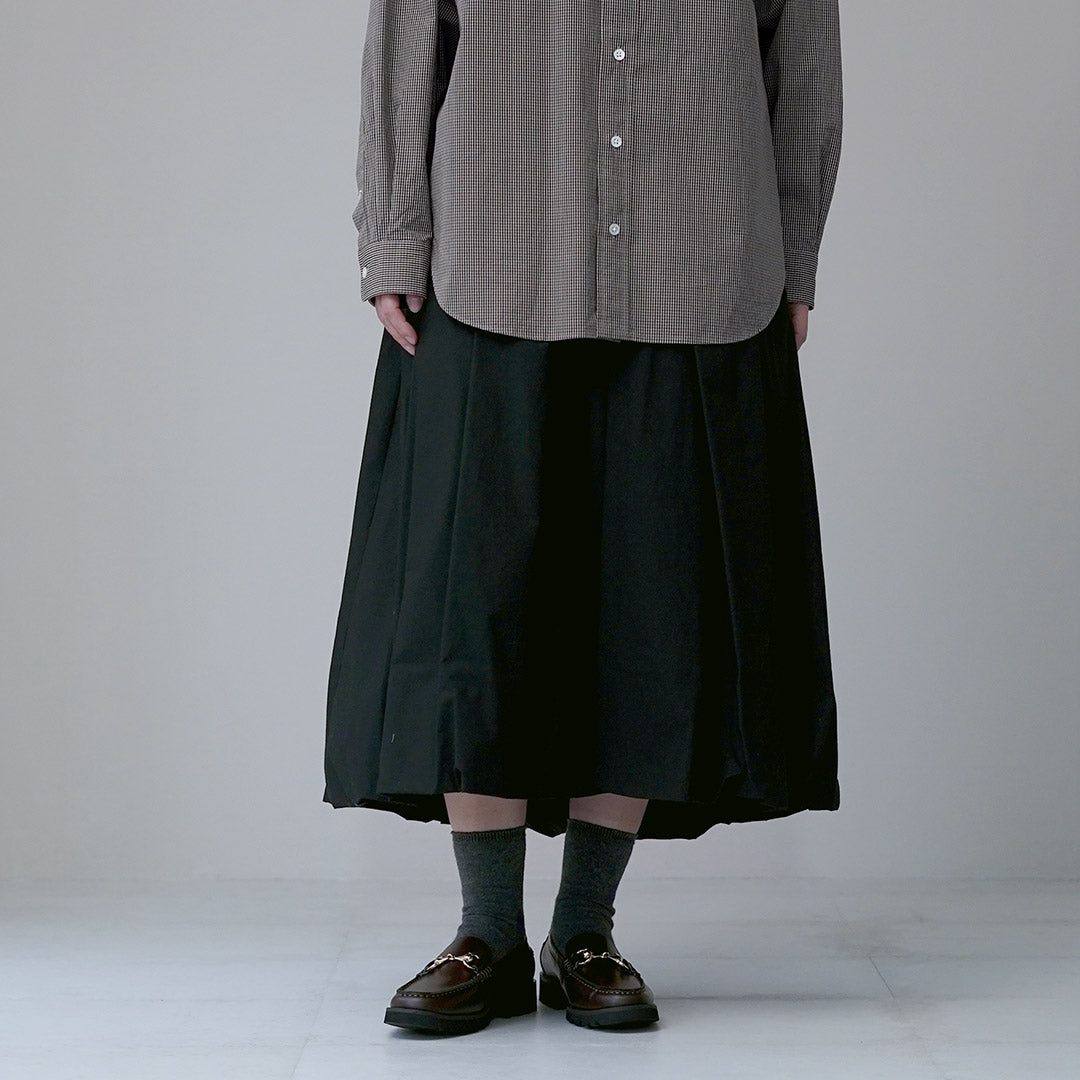 MIDIUMI（ミディウミ） バルーン スカート / 膝下 ロング 無地 黒