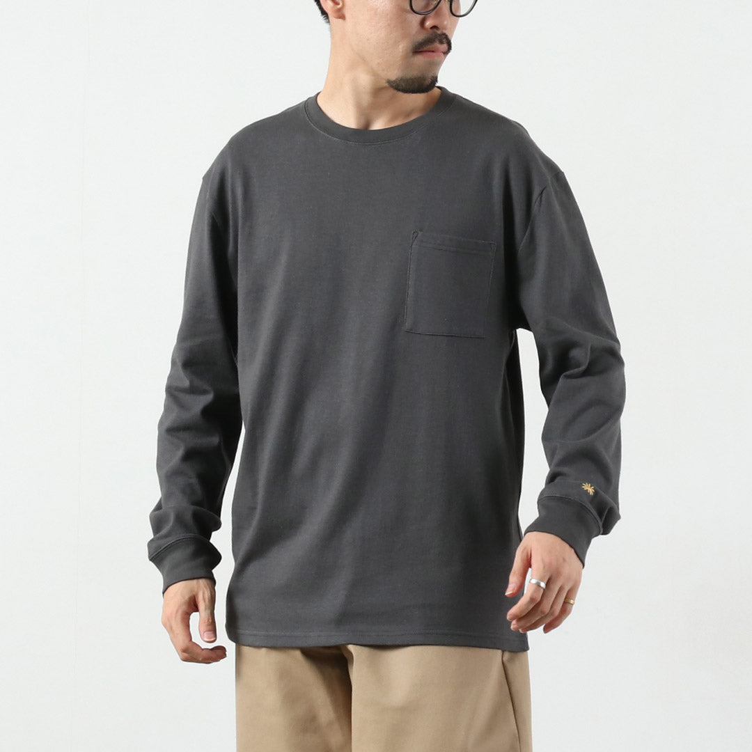 GOHEMP（ゴーヘンプ） 10oz ローポケット Tシャツ / メンズ 長袖 ロンT