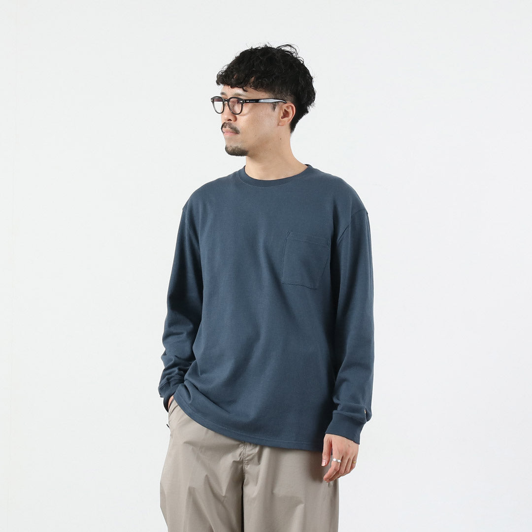 GOHEMP（ゴーヘンプ） 10oz ローポケット Tシャツ / メンズ 長袖 ロンT