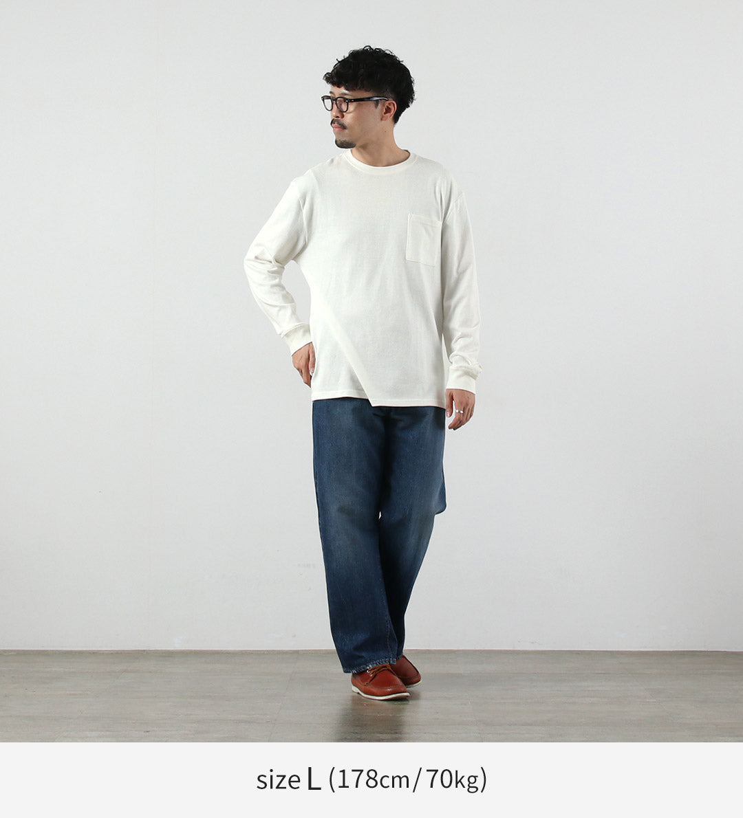 GOHEMP（ゴーヘンプ） 10oz ローポケット Tシャツ / メンズ 長袖 ロンT