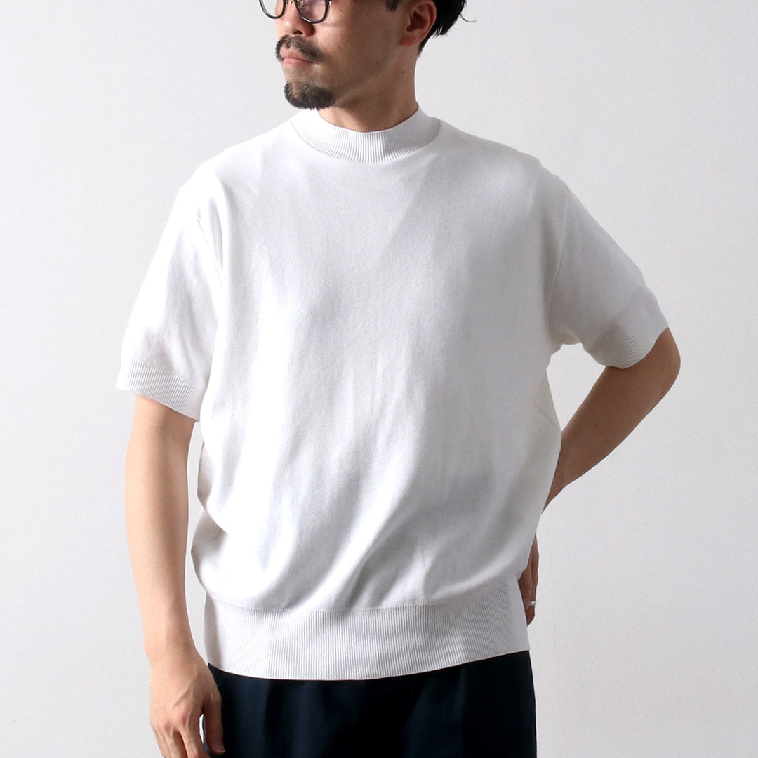 GICIPI（ジチピ） カラマーロ モックネック リラックスフィット ニットソー