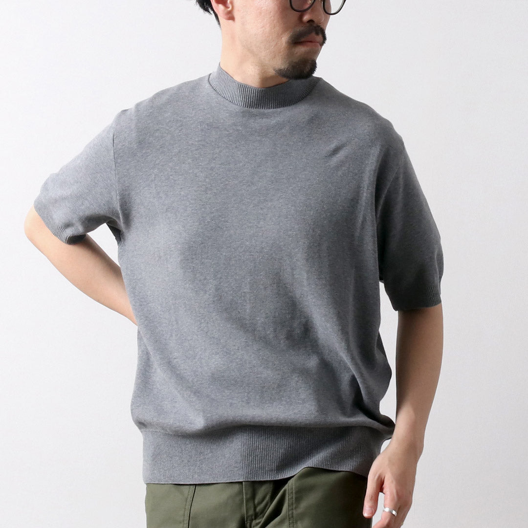 GICIPI（ジチピ） カラマーロ モックネック リラックスフィット ニットソー