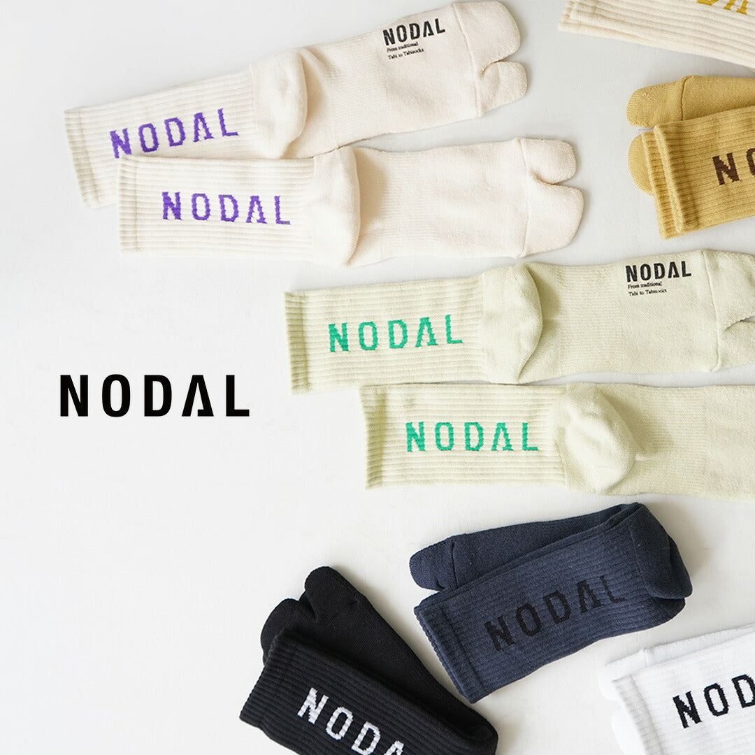 NODAL（ノーダル） ノーダル ロゴソックス / 靴下 足袋 クルー メンズ