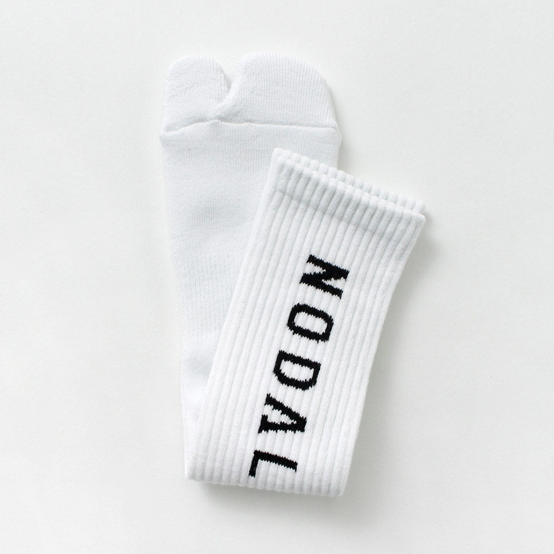 NODAL（ノーダル） ノーダル ロゴソックス 日本製