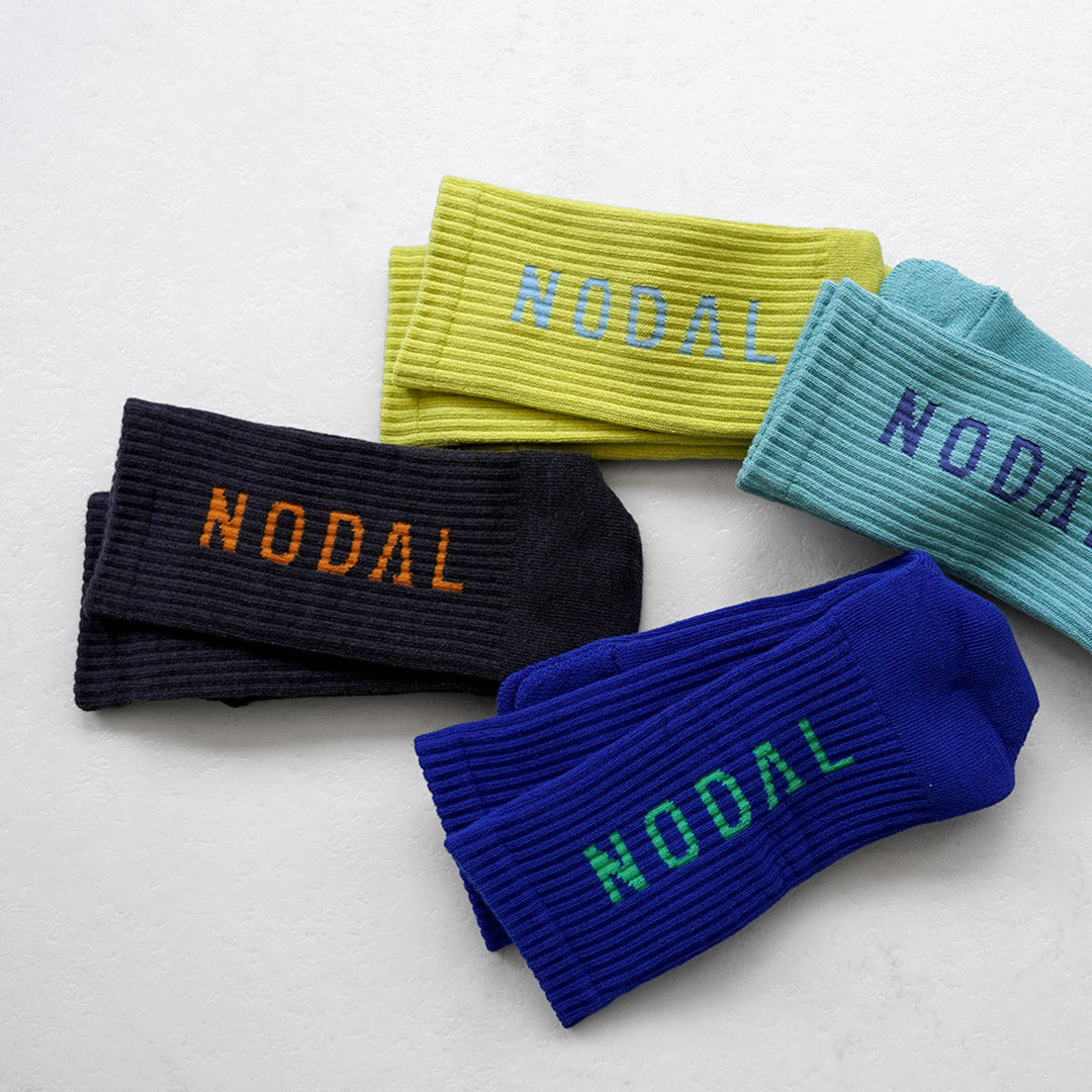 NODAL（ノーダル） ノーダル ロゴソックス 日本製