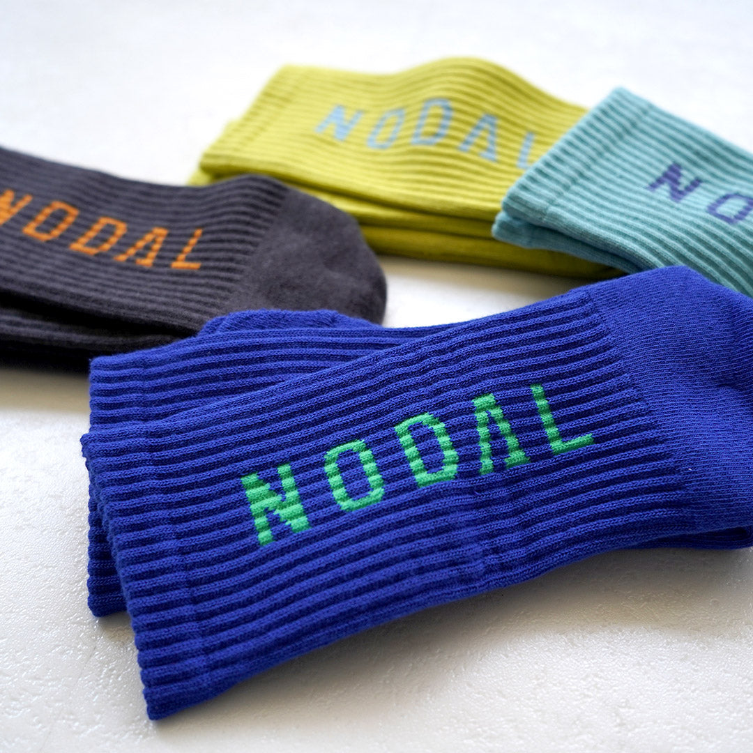 NODAL（ノーダル） ノーダル ロゴソックス 日本製