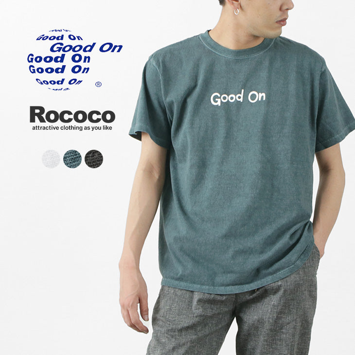 GOOD ON（グッドオン） 別注 good on ショートスリーブ Tシャツ / メンズ レディース / 半袖 / ピグメント染め / プリント / ロゴ / 日本製