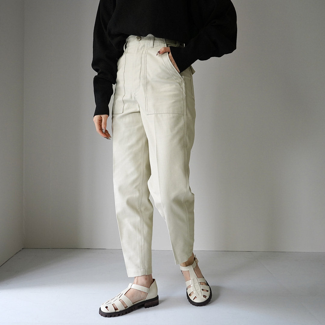 SHINZONE（シンゾーン） べイカーパンツ / レディース ボトムス ワイドパンツ 綿 コットン 無地 日本製 15AMSPA18 BAKER PANTS