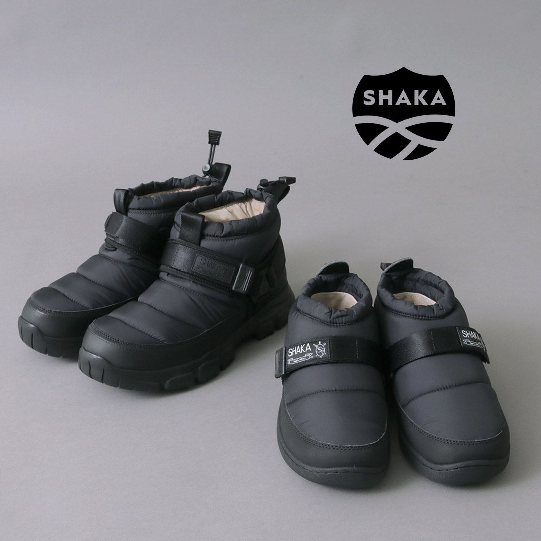 【30％OFF】SHAKA（シャカ） スナッグ ブーティー 2022年モデル / メンズ レディース ブーツ ユニセックス アウトドア キャンプ 焚火 登山 断熱 撥水 ベルクロ SNUG BOOTIE AT【セール】