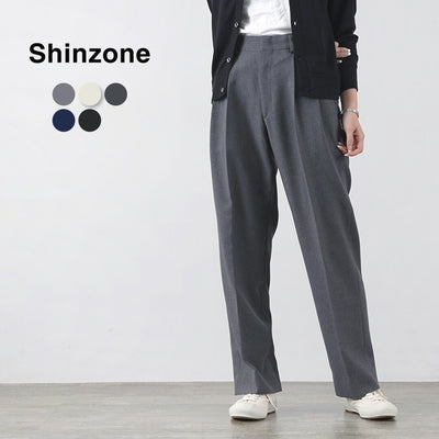 SHINZONE（シンゾーン） クライスラーパンツ / 2タック ロング レディース きれいめ 日本製 21AMSPA01 CHRYSLER PANTS