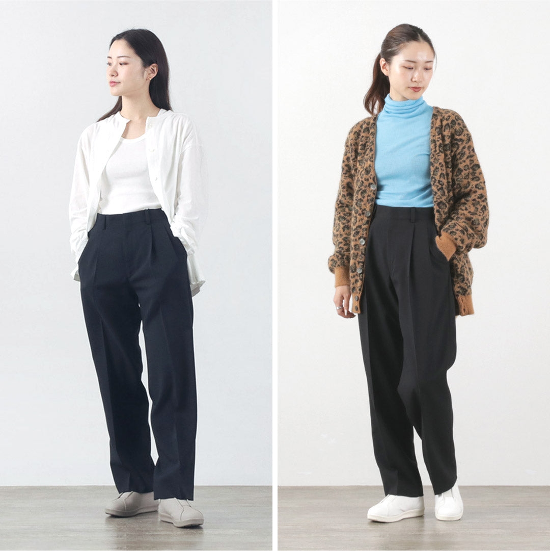 SHINZONE（シンゾーン） クライスラーパンツ / 2タック ロング レディース きれいめ 日本製 21AMSPA01 CHRYSLER PANTS