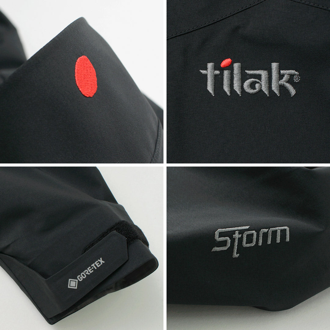 TILAK（ティラック） ストーム ジャケット / メンズ アウター ゴアテックス GORE-TEX 防水 透湿 防風 シェルジャケット アウトドア