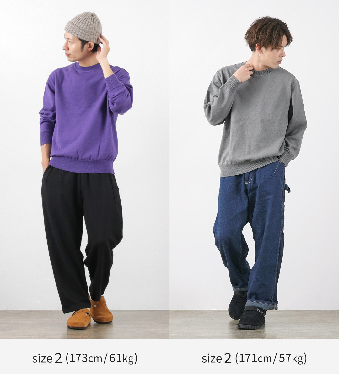 【30％OFF】YONETOMI NEW BASIC（ヨネトミニューベーシック） カラー別注 ウェーブコットン ニットプルオーバー 2024年モデル