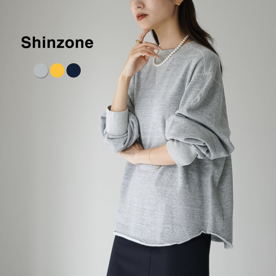 SHINZONE（シンゾーン） ダブルガゼット プルオーバー / レディース トップス スウェット 長袖 日本製 21SMSCU12 W GAZETTE  PO｜ROCOCO ONLINE STORE